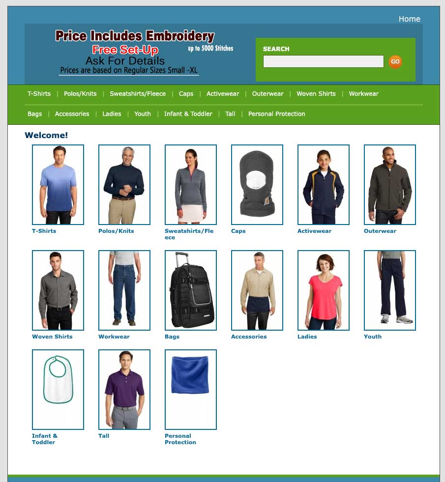 Online Catalog C&A Embroidery