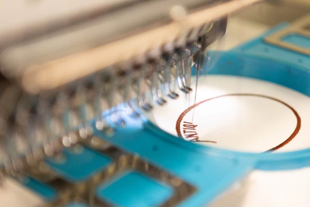 Custom embroidery on fleece jackets